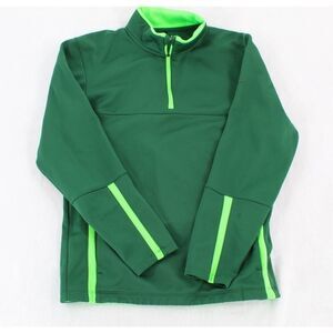 Nike Dri-FIT Golf Pullover Mens Small Green Quarter Zip Long Sleeve Top